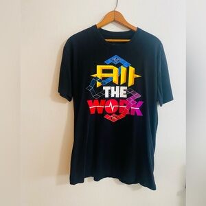 Men’s Fortnite all the work tee size large Dr Lupo X Ninja